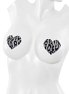 Self-adhesive nipple cover/patch, leopard (pattern)